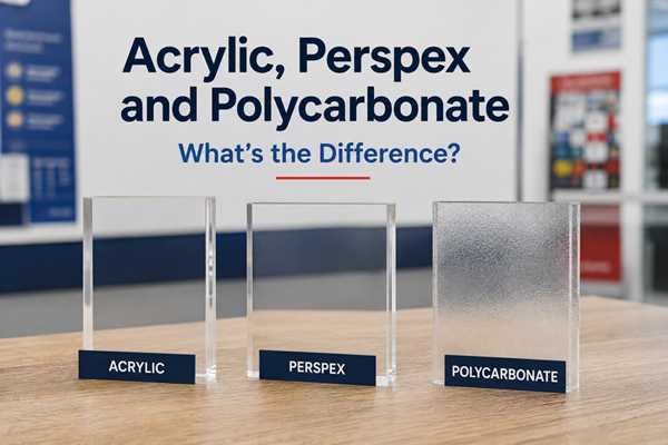 what Is the difference between acrylic perspex and polycarbonate